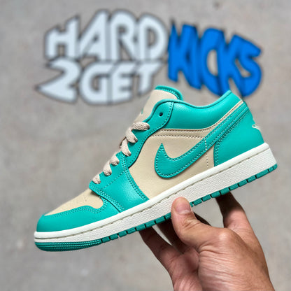 Wmns Air Jordan 1 Low - Washed Teal