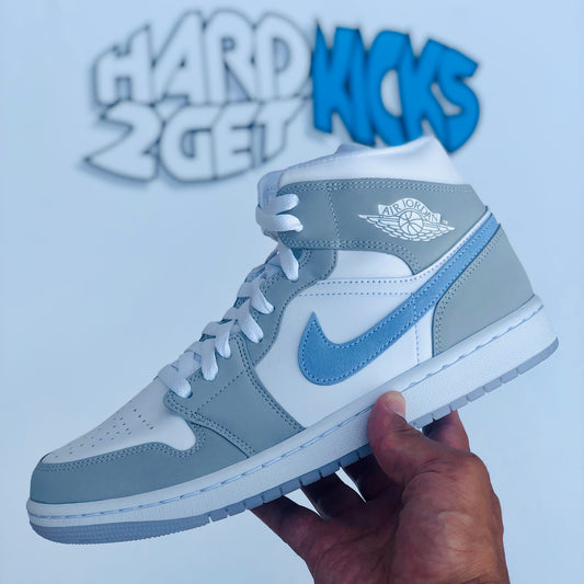 Wmns Air Jordan 1 Mid - Wolf Grey