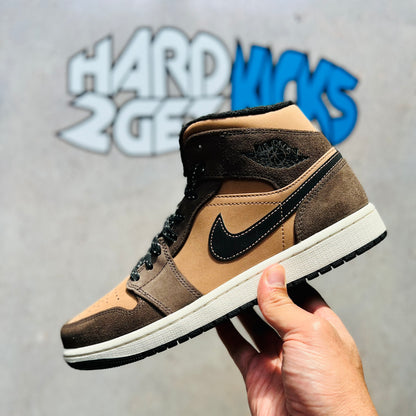 Air Jordan 1 Mid SE- Dark Chocolate