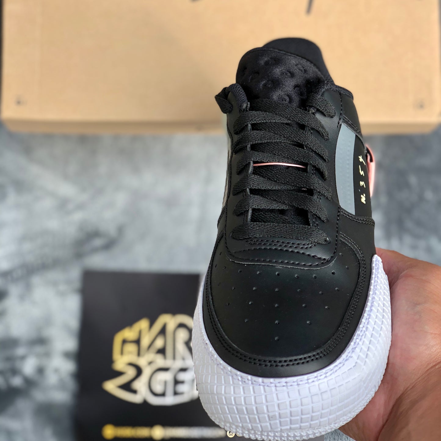 Nike N.354 Air Force 1 Type - Black/Pink Tint