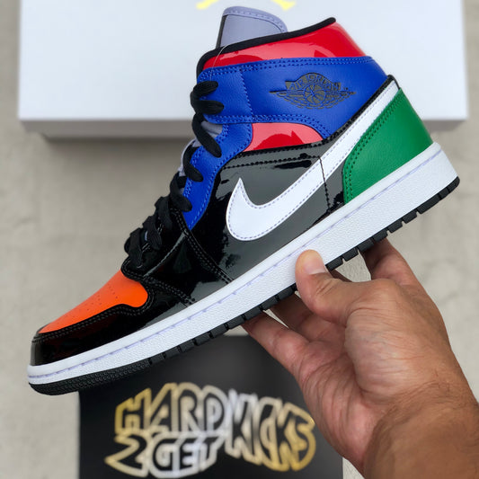 Wmns Air Jordan 1 Mid SE - Patent Multi