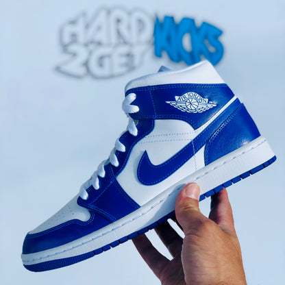 Wmns Air Jordan 1 Mid - Kentucky Blue