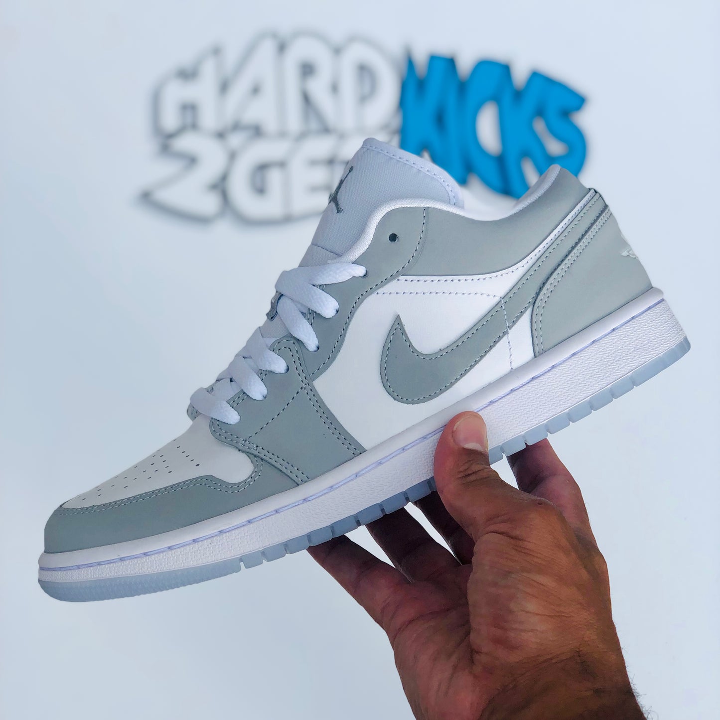 Wmns Air Jordan 1 Low - Wolf Grey