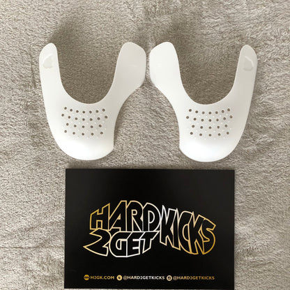 Hard2getcreases Toe-box shields - White (1 Pair)