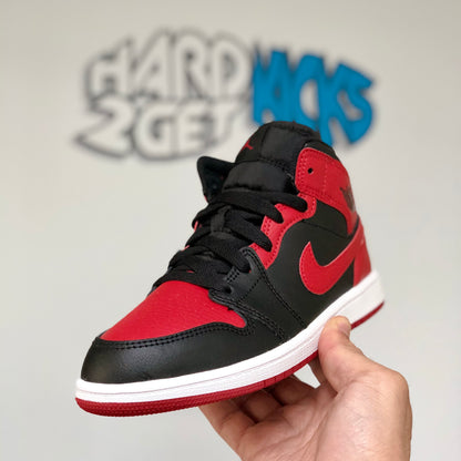 Air Jordan 1 Mid PS - Bred (Banned)