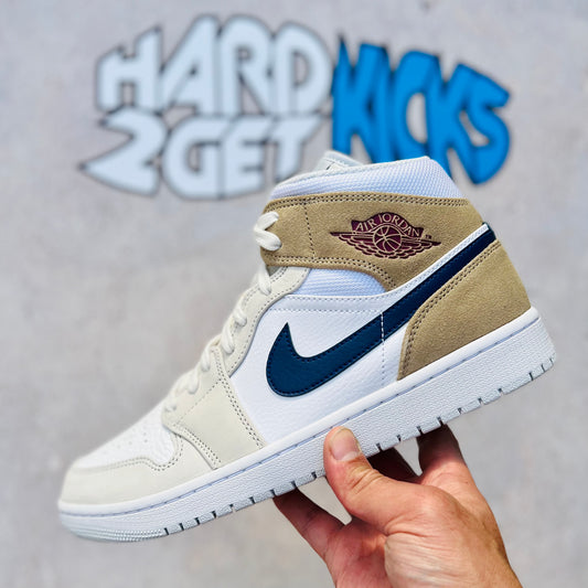 Air Jordan 1 Mid - Tan Suede