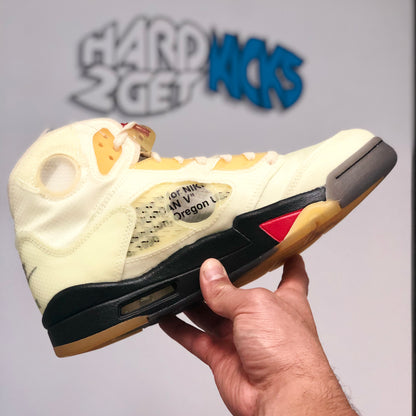 Off White Air Jordan 5 Retro - Sail