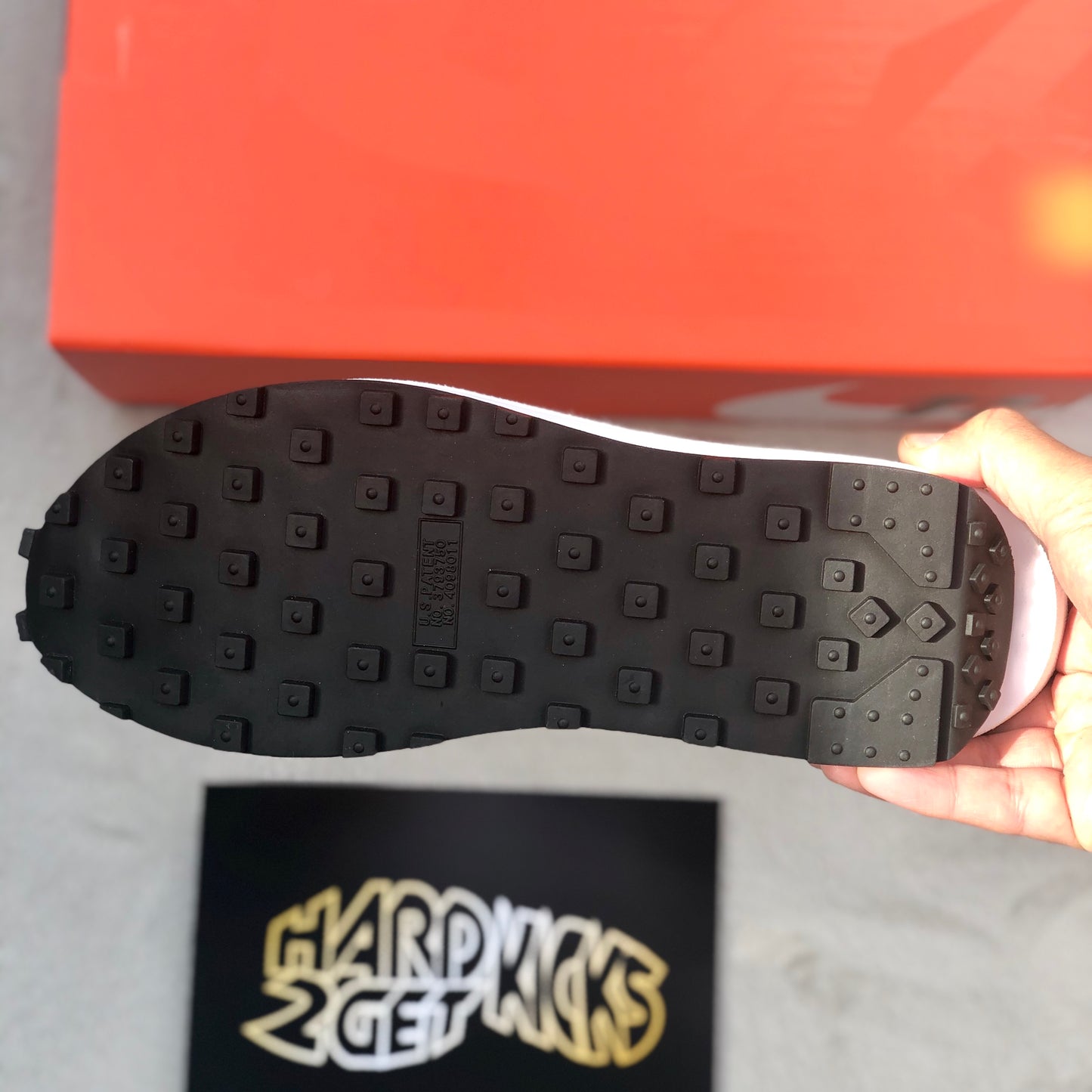 Sacai Nike LD Waffle - Black Nylon