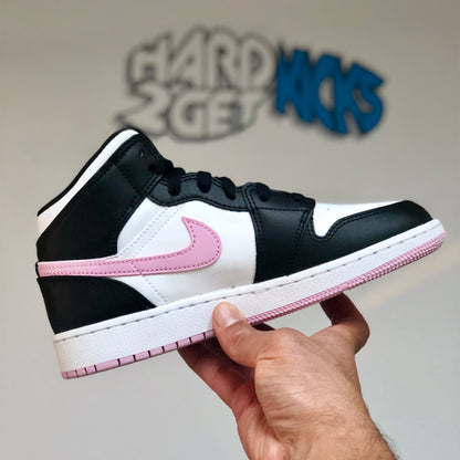 Air Jordan 1 Mid GS - Arctic Pink