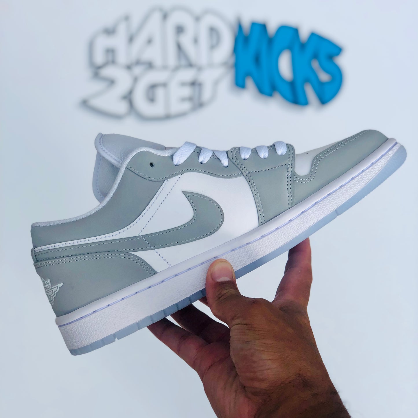 Wmns Air Jordan 1 Low - Wolf Grey