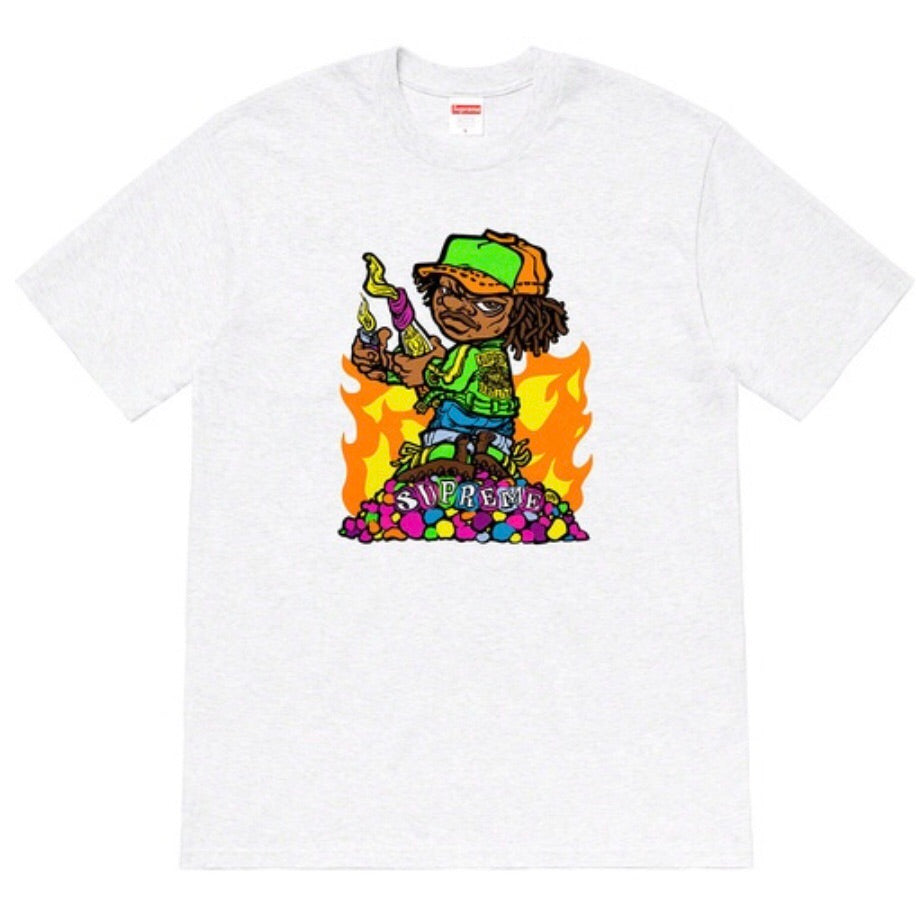 Supreme Molotov Kid Tee - Ash Grey