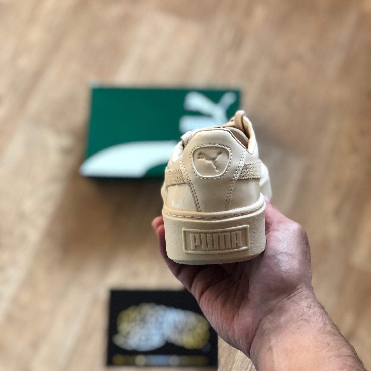 Puma Wmns Basket Platform Patent - Frappe